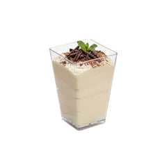 4 oz Square Clear Plastic Tall Medium Kova Cup - 2
