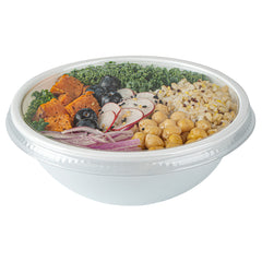 Round Clear Plastic Lid - Fits 18 oz Salad Bowl - 200 count box