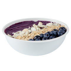 Tamper Tek 21 oz White Plastic - 6 3/4'' x 6 3/4'' x 2 1/2'' - 50 count box