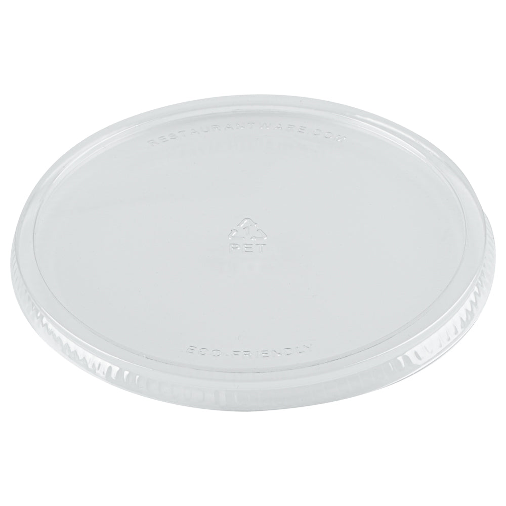 Tamper Tek Round Clear Plastic Lid - Fits 21 oz Salad Bowl - 200 count box