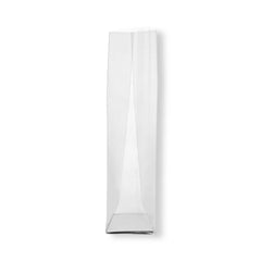 Bag Tek Clear Plastic Gusset Bag - Flat Bottom, Paper Insert, Heat Sealable - 2