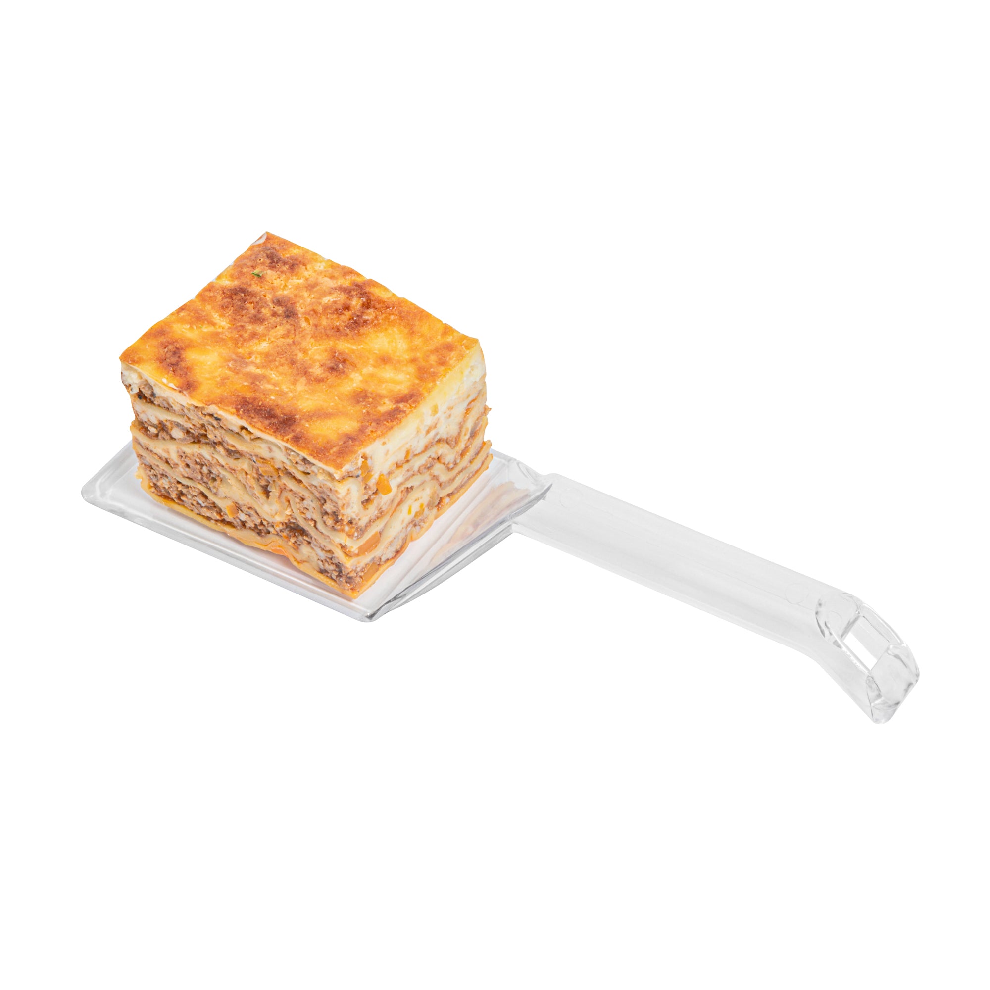 Cater Tek Clear Plastic Serving Spatula - Recyclable - 10" - 10 count box