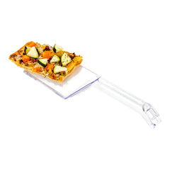 Cater Tek Clear Plastic Serving Spatula - Recyclable - 10