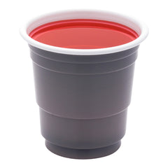 Chef 101 2 oz Gray Plastic Party Cup - 2