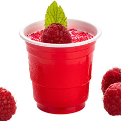 RW Base 2 oz Red Plastic Party Cup - 2