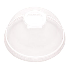 Basic Nature Round Clear PLA Plastic Dome Lid - Fits 9, 12 and 16 oz - 1000 count box