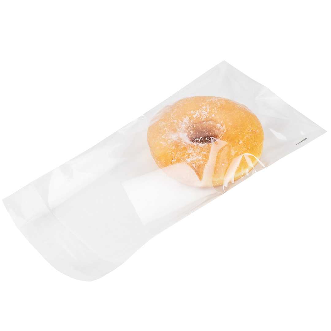 Bag Tek Clear Plastic Lip and Tape Bag - Self Sealing - 6" x 4" - 12000 count box