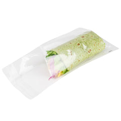 Bag Tek Clear Plastic Lip and Tape Bag - Self Sealing - 7