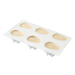 Pastry Tek Silicone Bunny Baking Mold - 6-Compartment - 40 count box