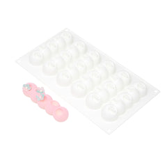 Pastry Tek Silicone Flower Strip Baking Mold - 6-Compartment - 1 count box