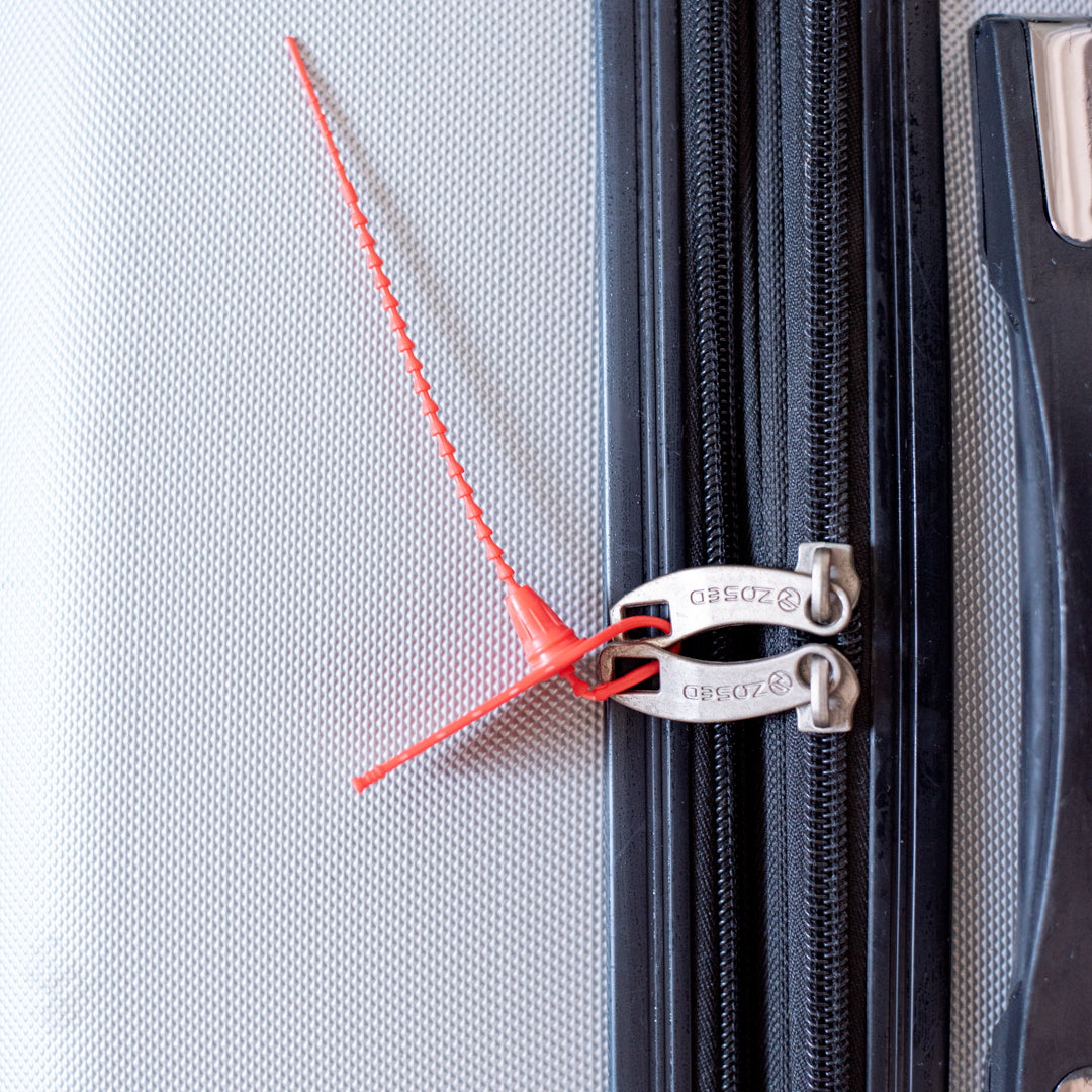 Serve Secure Red Security Zip Tie - Tamper-Evident - 7 3/4