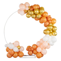 Balloonify Brown, White and Gold Balloon Arch / Garland Kit - 145 Pieces - 1 count box