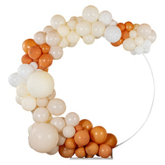 Balloonify Brown, Beige and White Balloon Arch / Garland Kit - 149 Pieces - 1 count box