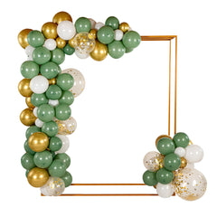 Balloonify Green, White and Gold Balloon Arch / Garland Kit - 119 Pieces - 1 count box