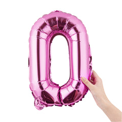 Balloonify Pink Mylar Number 0 Balloon - 16