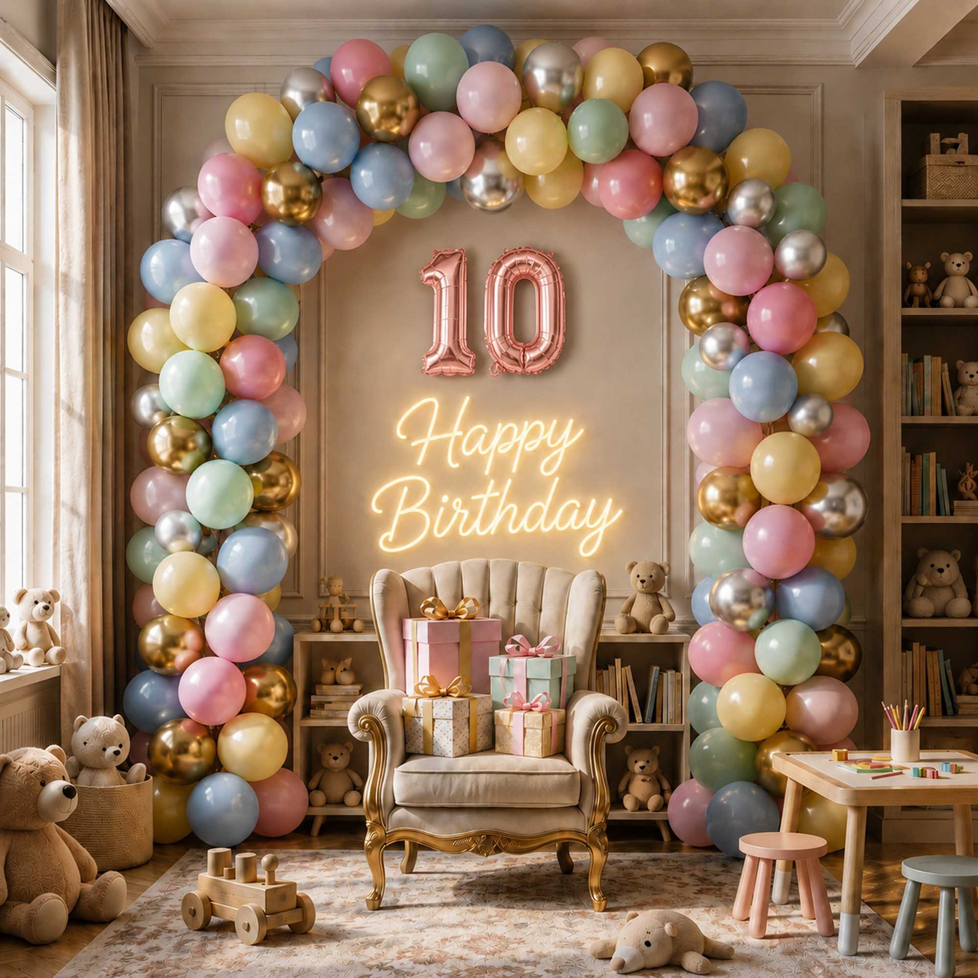 Balloonify Rose Gold Mylar Number 0 Balloon - 16" - 1 count box