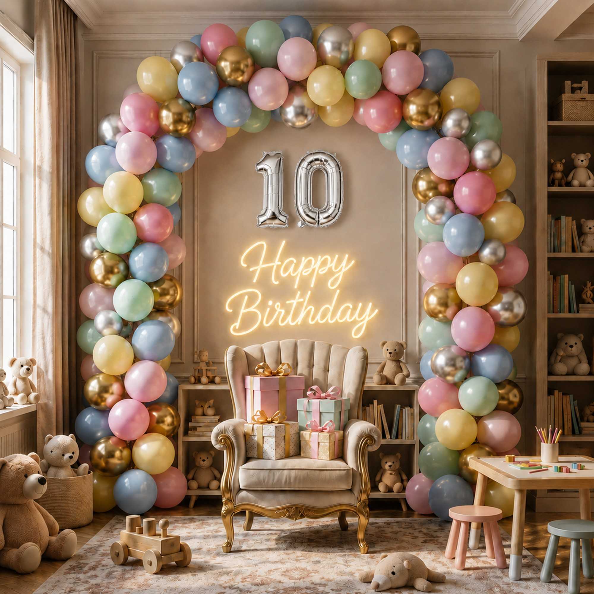 Balloonify Silver Mylar Number 0 Balloon - 16" - 1 count box