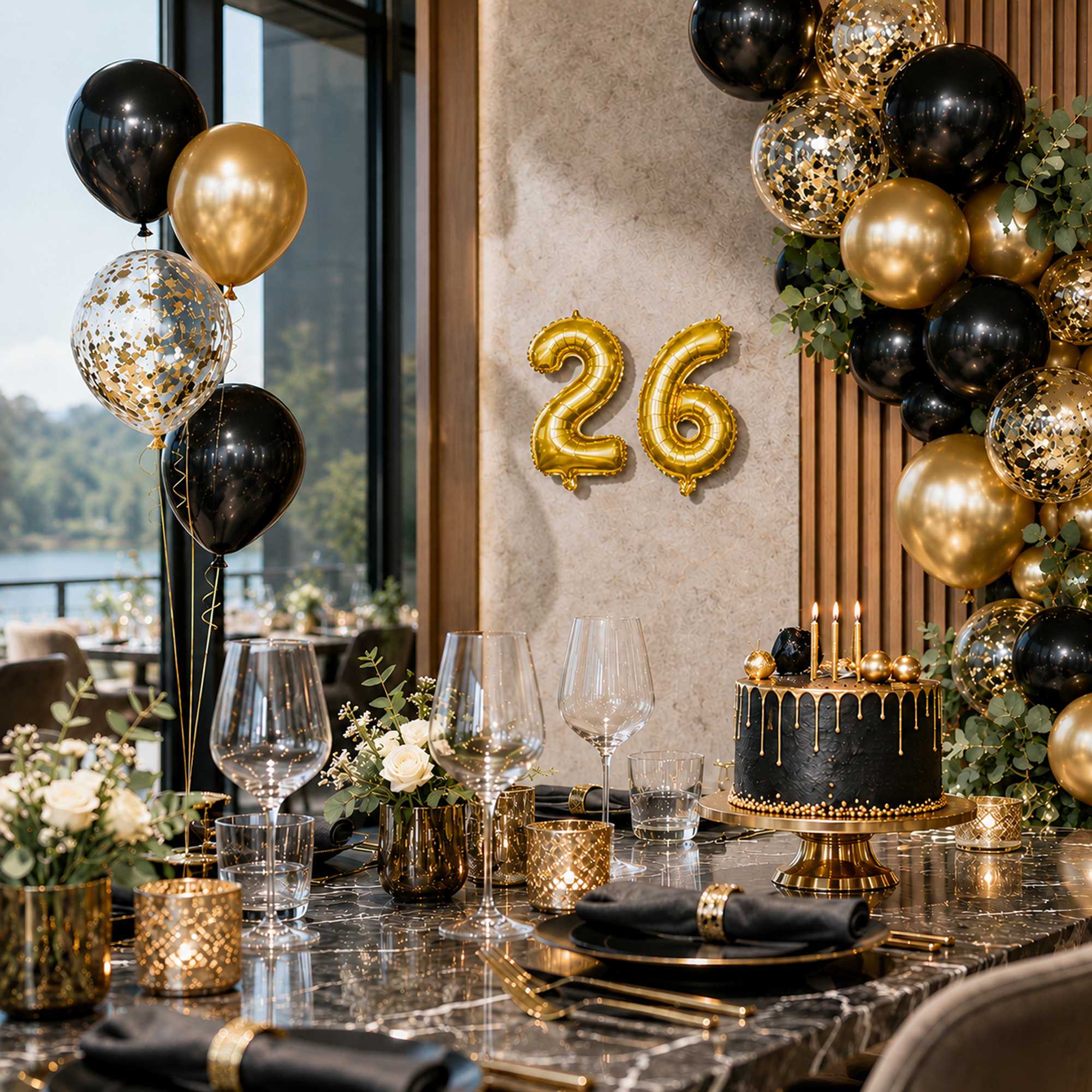 Balloonify Gold Mylar Number 6 Balloon - 16" - 1 count box