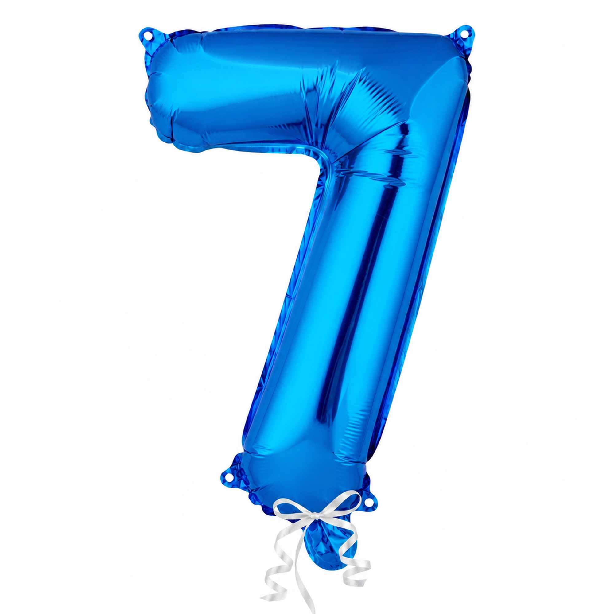 Balloonify Blue Mylar Number 7 Balloon - 16" - 1 count box