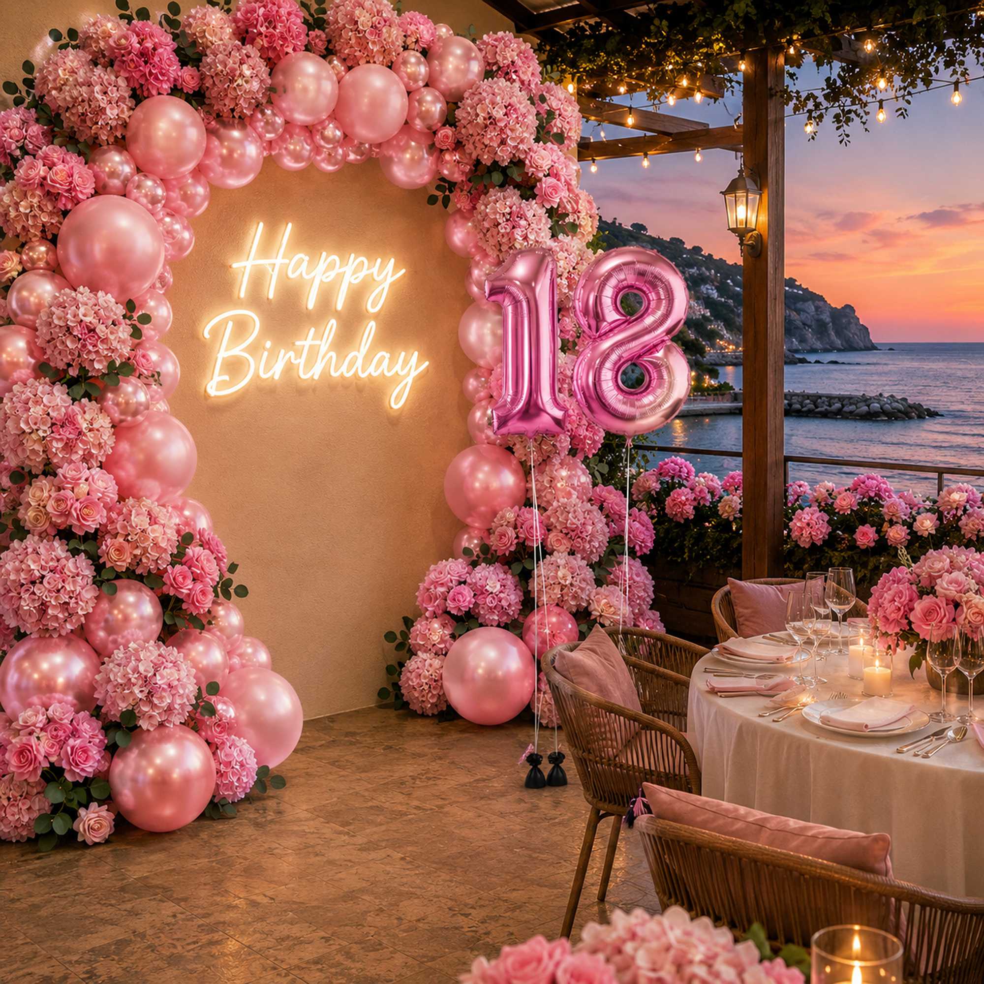 Balloonify Pink Mylar Number 8 Balloon - 16" - 1 count box