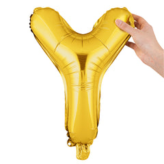 Balloonify Gold Mylar Letter Y Balloon - 16