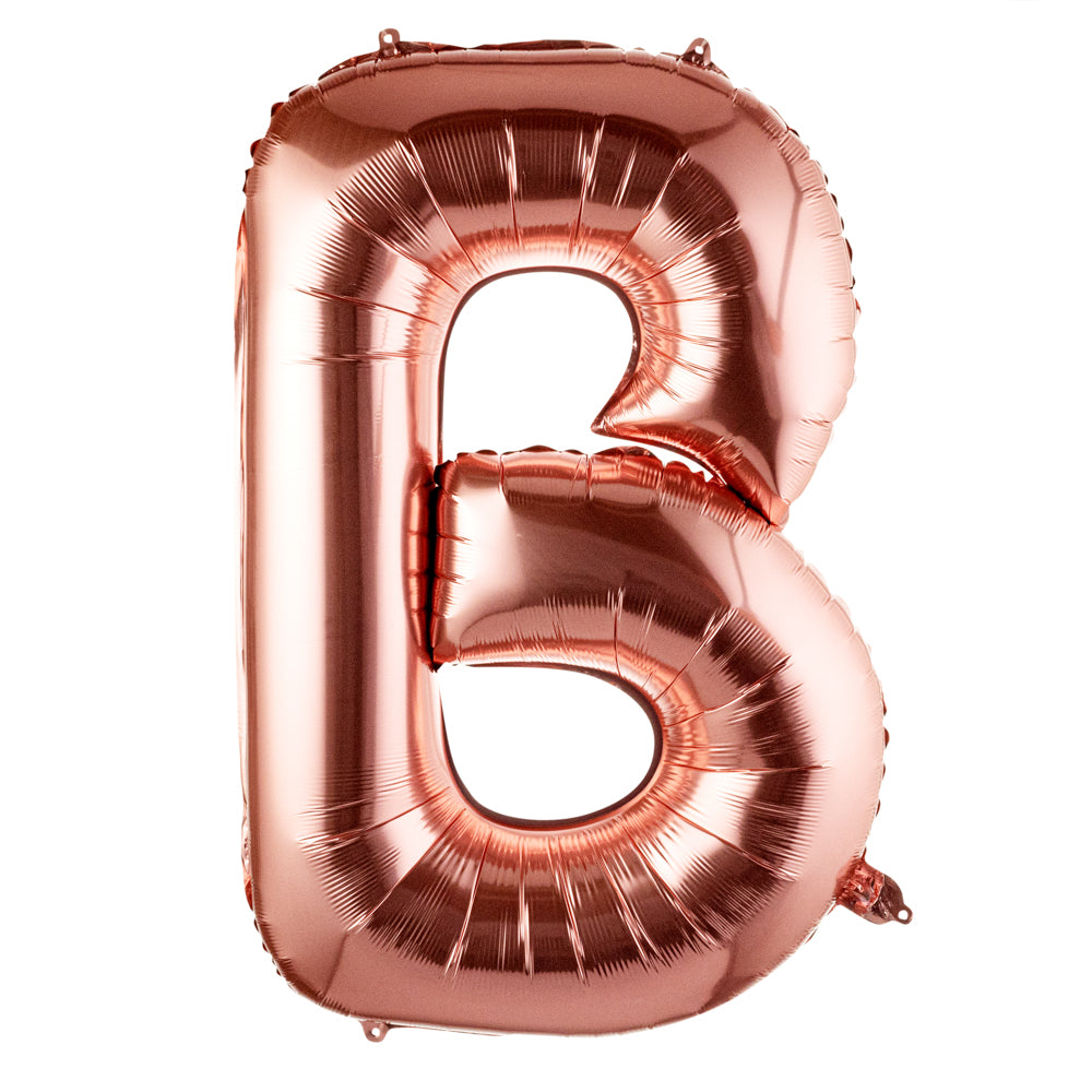 Balloonify Rose Gold Mylar Letter B Balloon - 40" - 1 count box