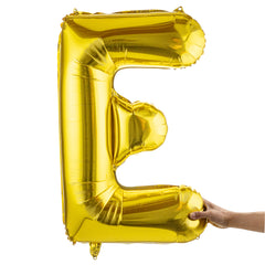 Balloonify Gold Mylar Letter E Balloon - 40