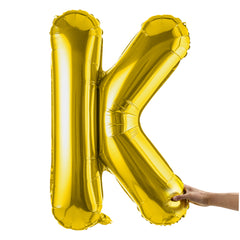 Balloonify Gold Mylar Letter K Balloon - 40