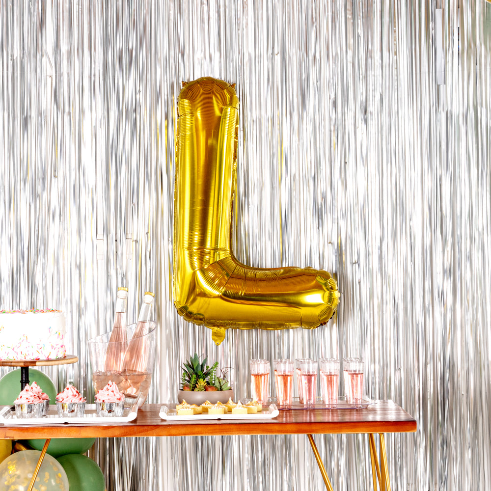Balloonify Gold Mylar Letter L Balloon - 40" - 1 count box
