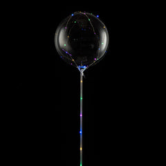 Balloonify Colorful LED Bobo Balloon - with String Light - 24