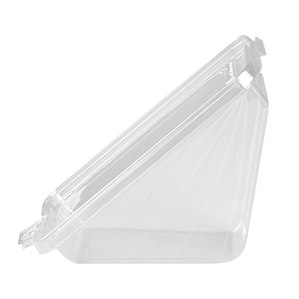 Tamper Tek Triangle Clear Plastic Sandwich Container - with Lid, Tamper ...