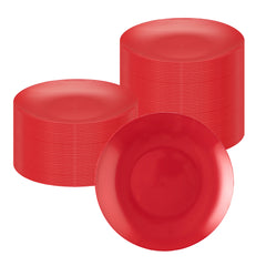 Moderna Round Red Plastic Plate - 9