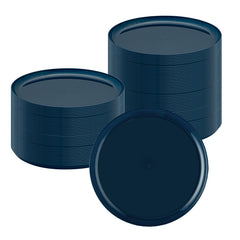 Moderna Round Midnight Blue Plastic Plate - 10 3/4