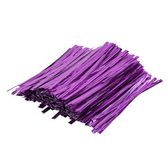 Bag Tek Purple Metallic Twist Tie / Bag Tie - 4