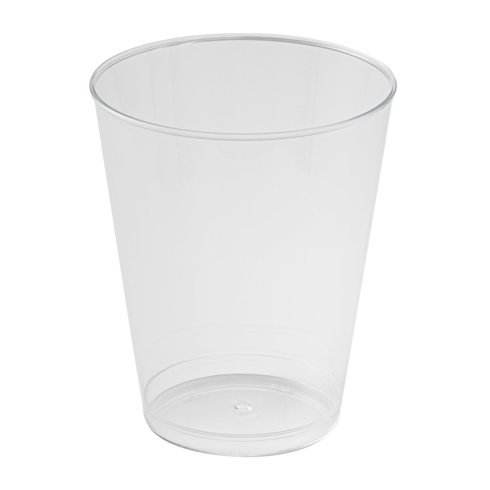 Chef 101 8 oz Clear Plastic Tumbler - 3" x 3" x 3 1/4" - 500 count box