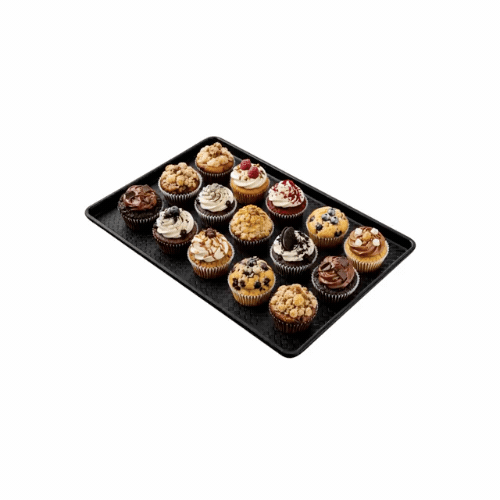 Rectangle Display Tray RW Base Rectangle Black Plastic Display Tray - 26