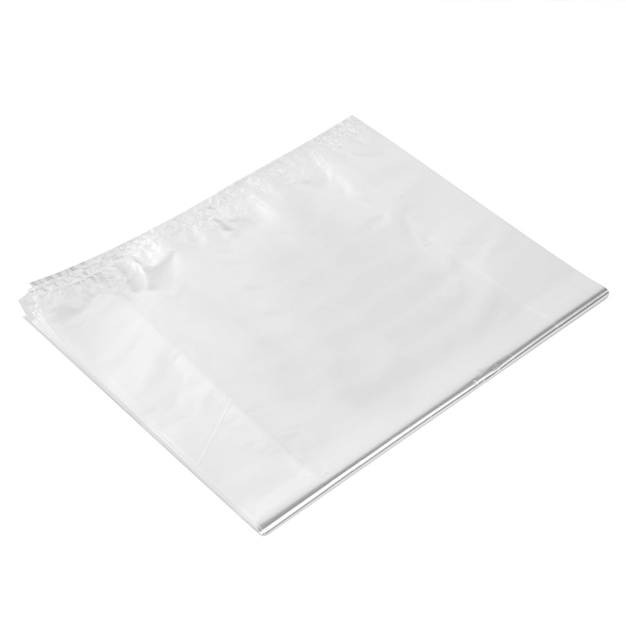 Bag Tek Clear Plastic Gift Basket Bag - Gusseted - 12" x 4" x 20" - 10 count box