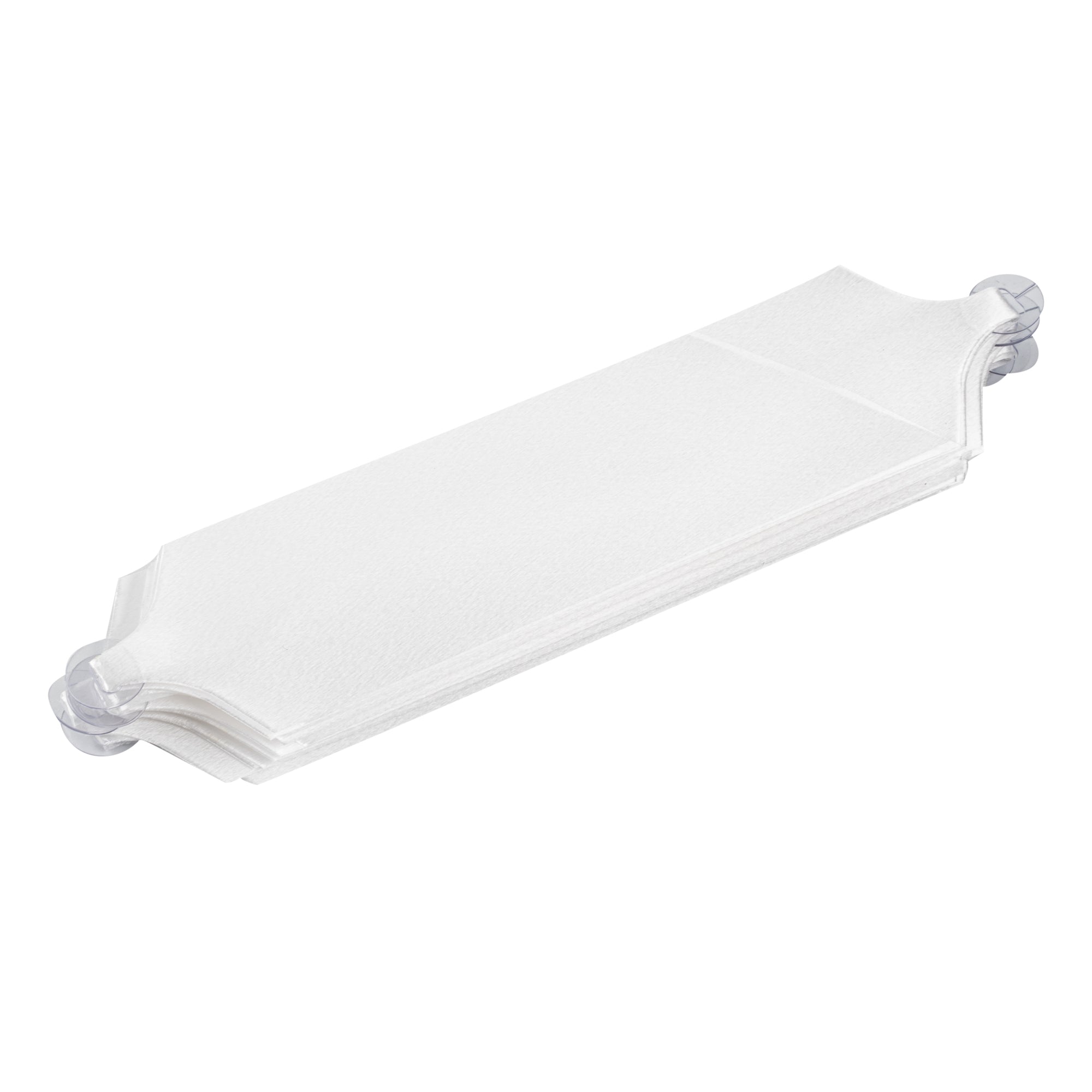 Gift Tek White Plastic Flora Satin Pull Bow - 5 1/2" - 10 count box