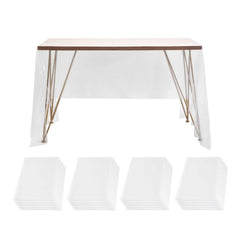 Table Tek Rectangle Clear Plastic Table Cover - 108