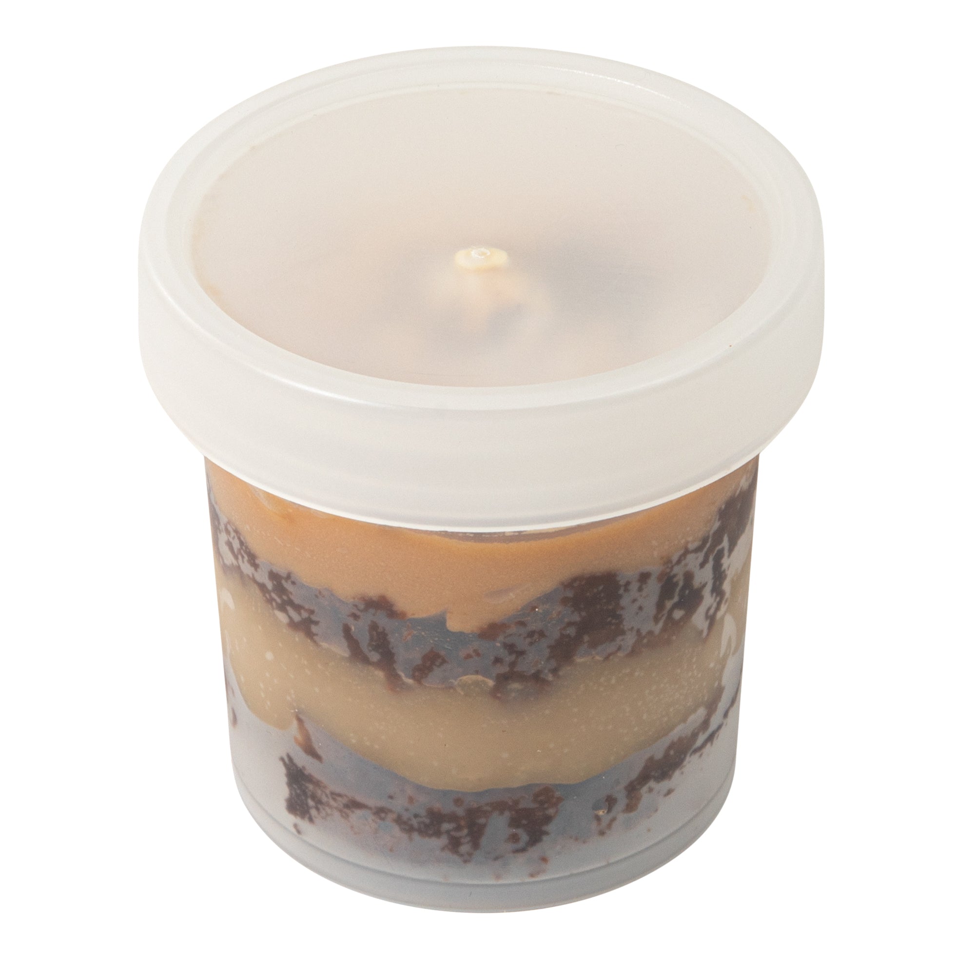 Mini Serve 10 oz Round Clear Plastic Dessert Cup - with Lid - 3 1/2'' x 3 1/2'' x 3 1/2'' - 100 count box