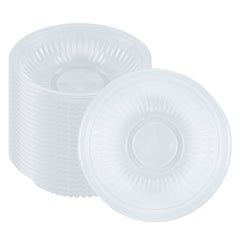 Chef 101 34 oz Round Clear Plastic Bowl - Microwavable - 9