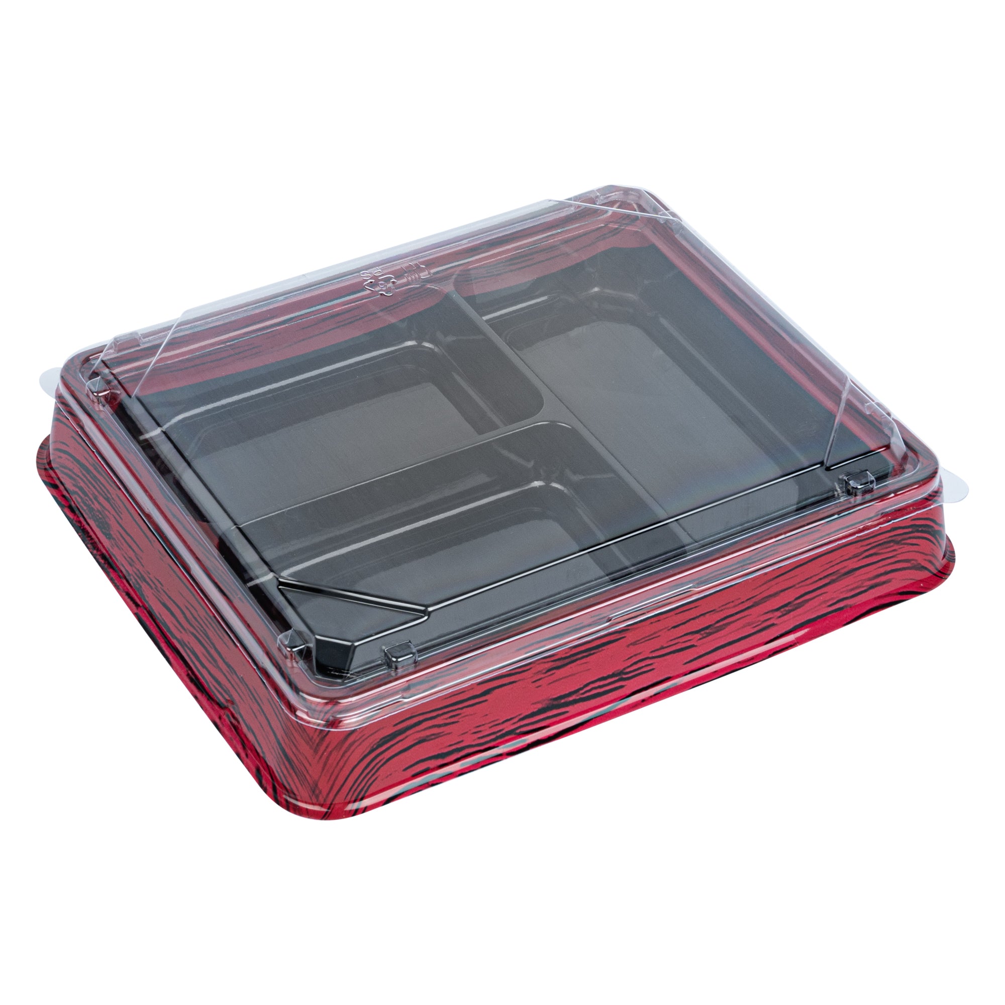 Bento Tek Rectangle Clear Plastic Lid - Fits 16 oz Bento Box - 50 count box