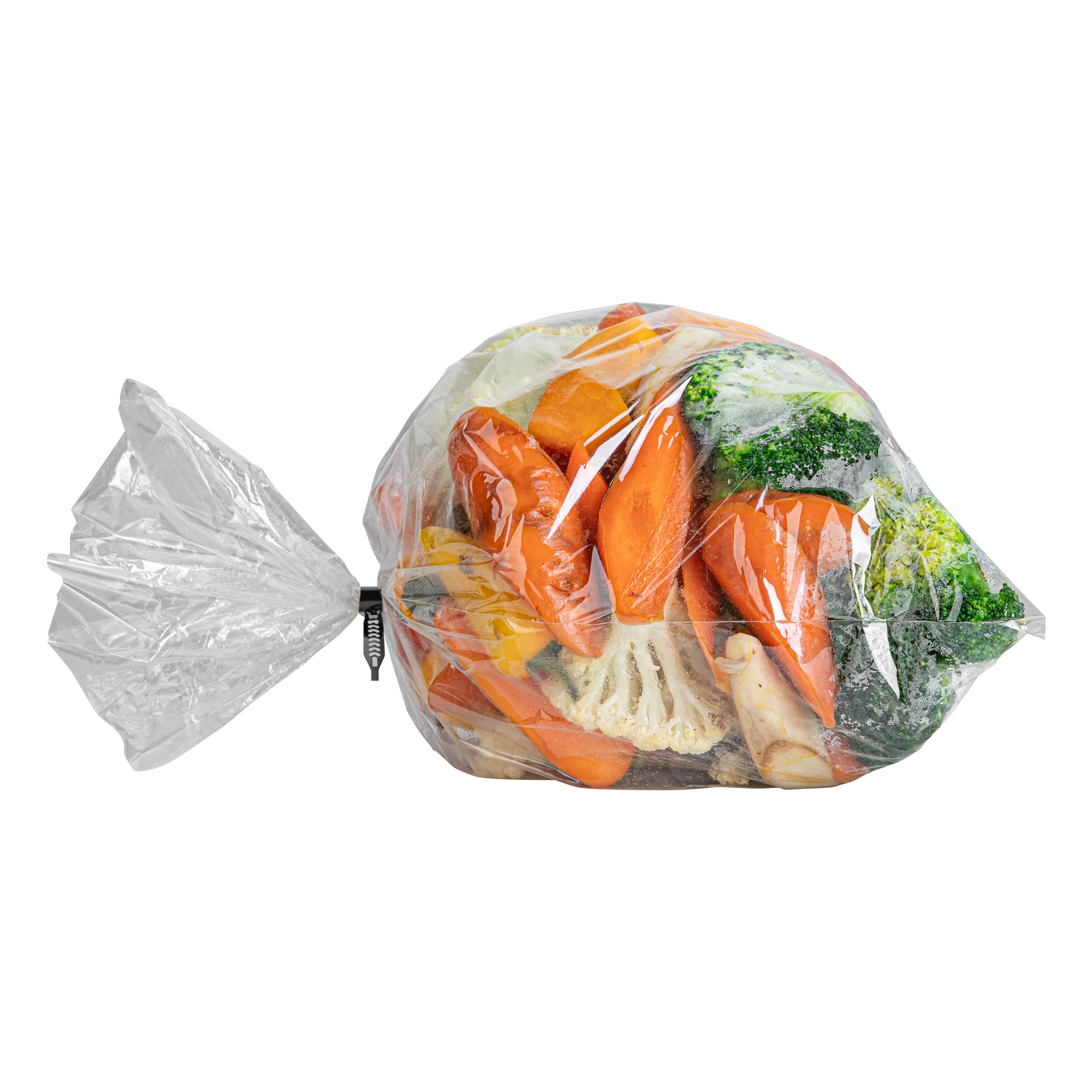 Fresh Hero Clear Plastic Oven Bag - with Ties, BPA-Free - 14" × 17" - 5 count box