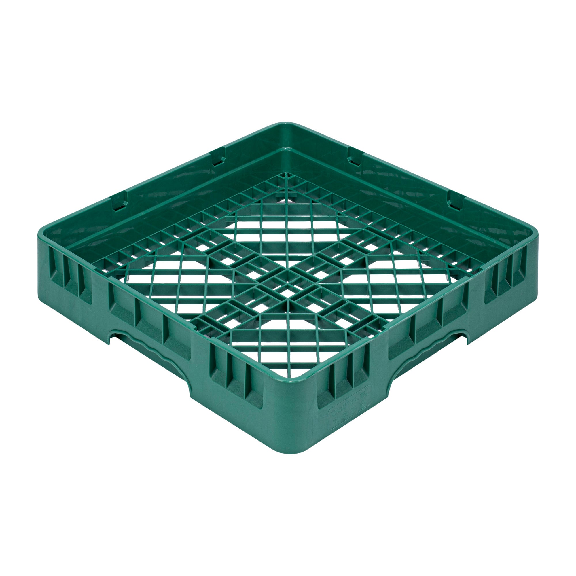Clean Tek Professional Green Base Rack - with Closed Sides - 19 3/4
