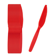 RW Kids Red Plastic Knife - 7