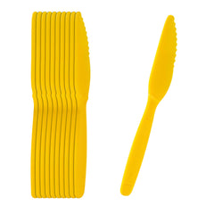 RW Kids Yellow Plastic Knife - 7
