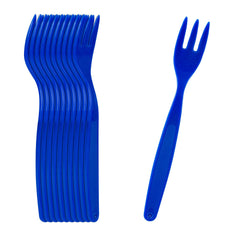 RW Kids Blue Plastic Fork - 6 3/4