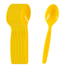 RW Kids Yellow Plastic Spoon - 6 3/4