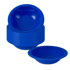 RW Kids 14 oz Round Blue Plastic Bowl - 6 3/4