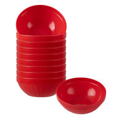 RW Kids 7 oz Round Red Plastic Bowl - 4